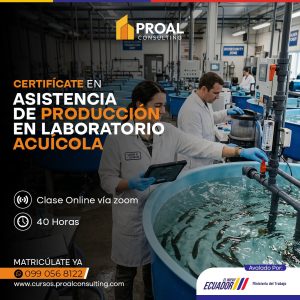ASISTENCIA DE PRODUCCIÓN EN LABORATORIO ACUÍCOLA