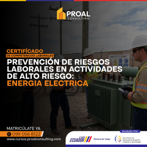 PREVENCIÓN DE RIESGOS LABORALES EN ACTIVIDADES DE ALTO RIESGO: ENERGIA ELECTRICA - 4 AÑOS